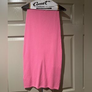 Womens Free People. Pink midi skirt. Ultra soft and comfortable!